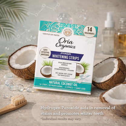 OriaOrganics™ Double Action Whitening Strips