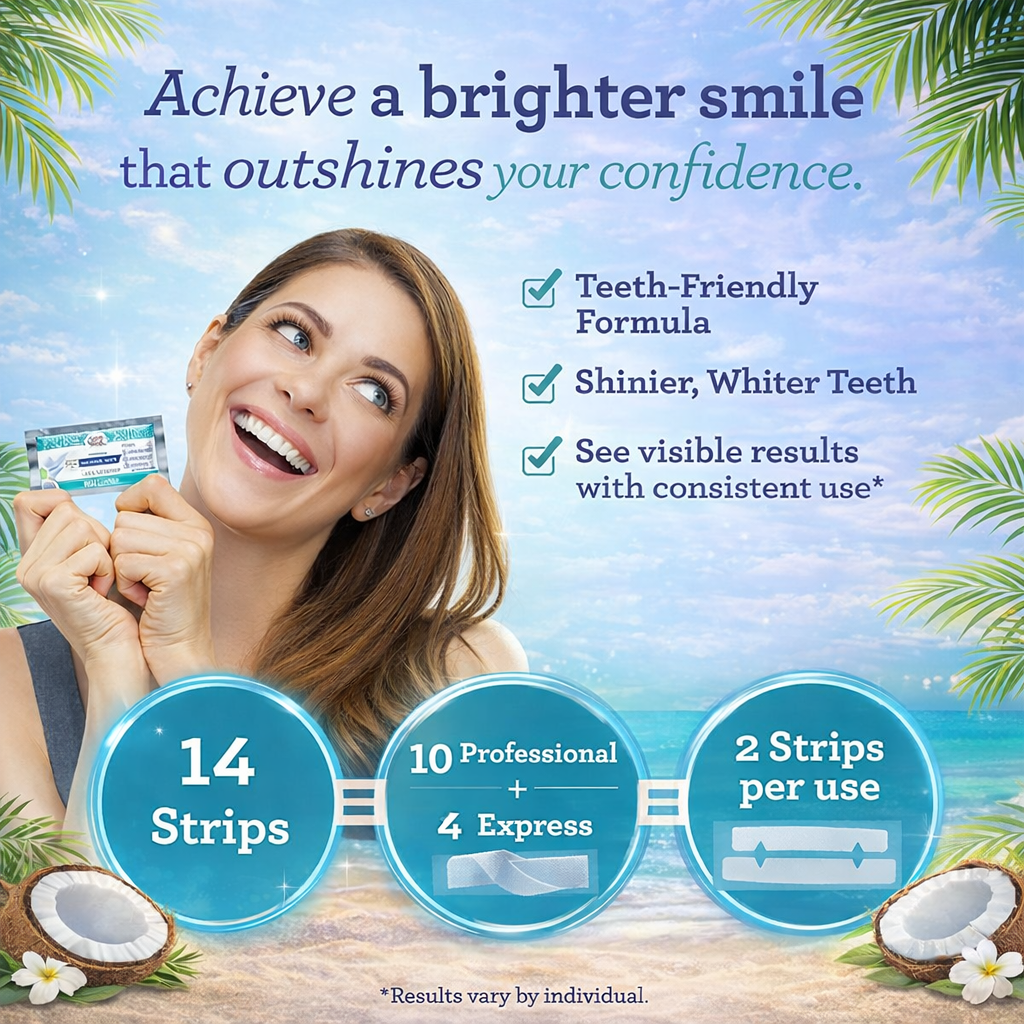 OriaOrganics™ Double Action Whitening Strips