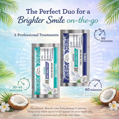 OriaOrganics™ Double Action Whitening Strips